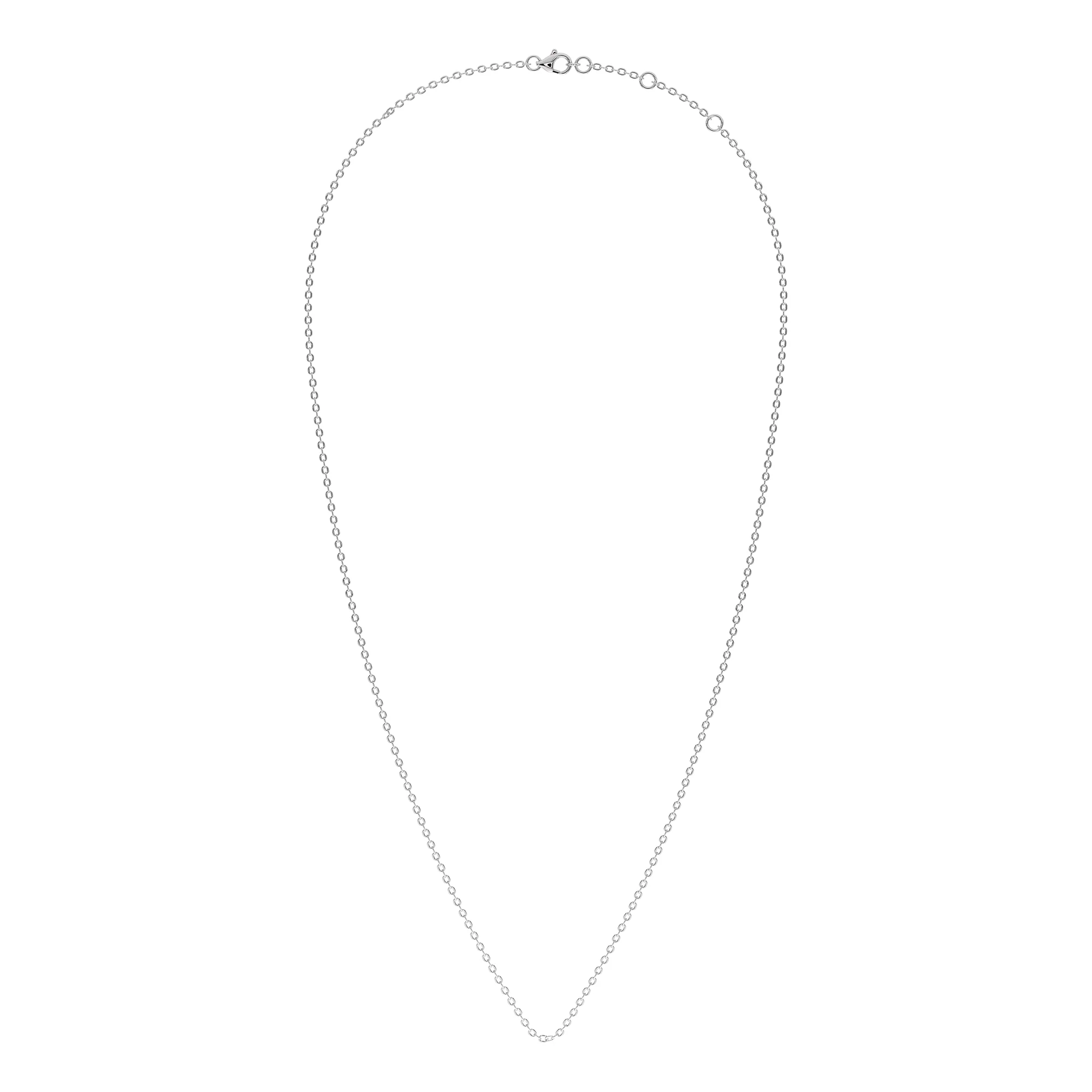 18K Solid Gold Chain Necklace - Image 3