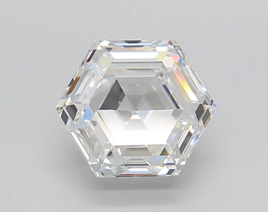 2.01 Carat Hexagonal Lab Grown Diamond, VS2/D
