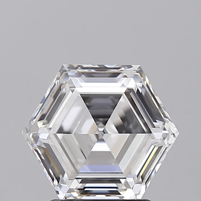 2.03 Carat Hexagonal Lab Grown Diamond, VS1/E