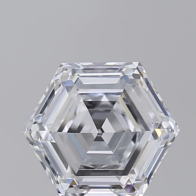 2.04 Carat Hexagonal Lab Grown Diamond, VS1/D