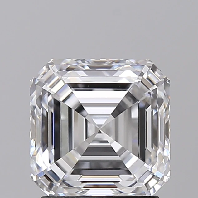 2.11 Carat Square Emerald Lab Grown Diamond, VVS2/D
