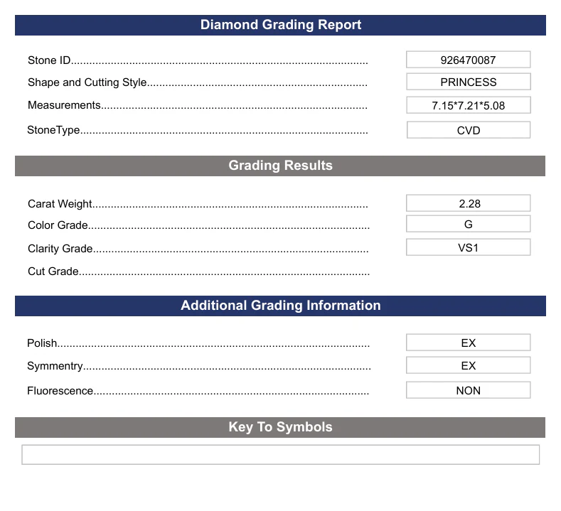 2.28 Carat Princess Lab Grown Diamond, VS1/G - Image 2