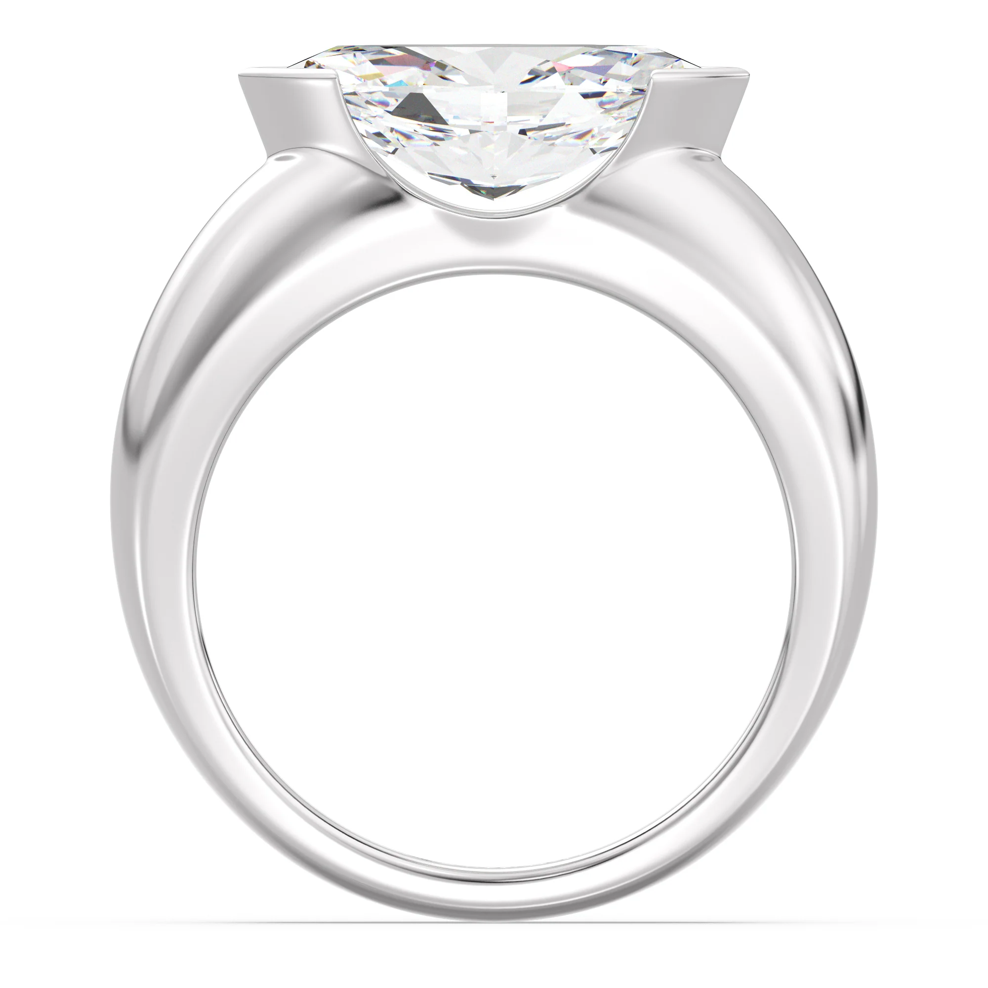 2 Carat Marquise Cut Lab Grown Diamond Solitaire Ring in 18K Gold - Image 14