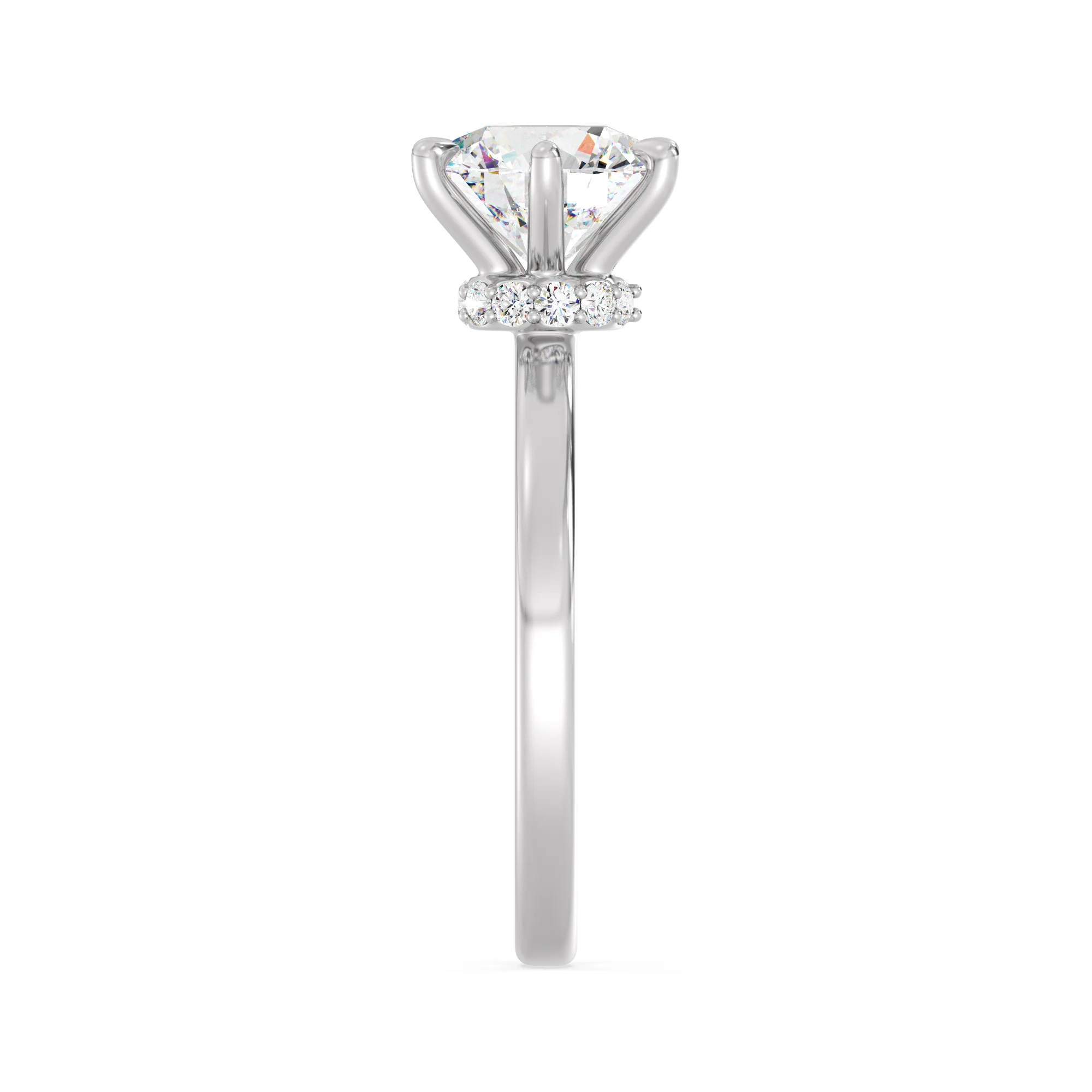 2 Carat Round Cut Lab Grown Diamond Classic Solitaire Ring in 18K Gold - Image 16