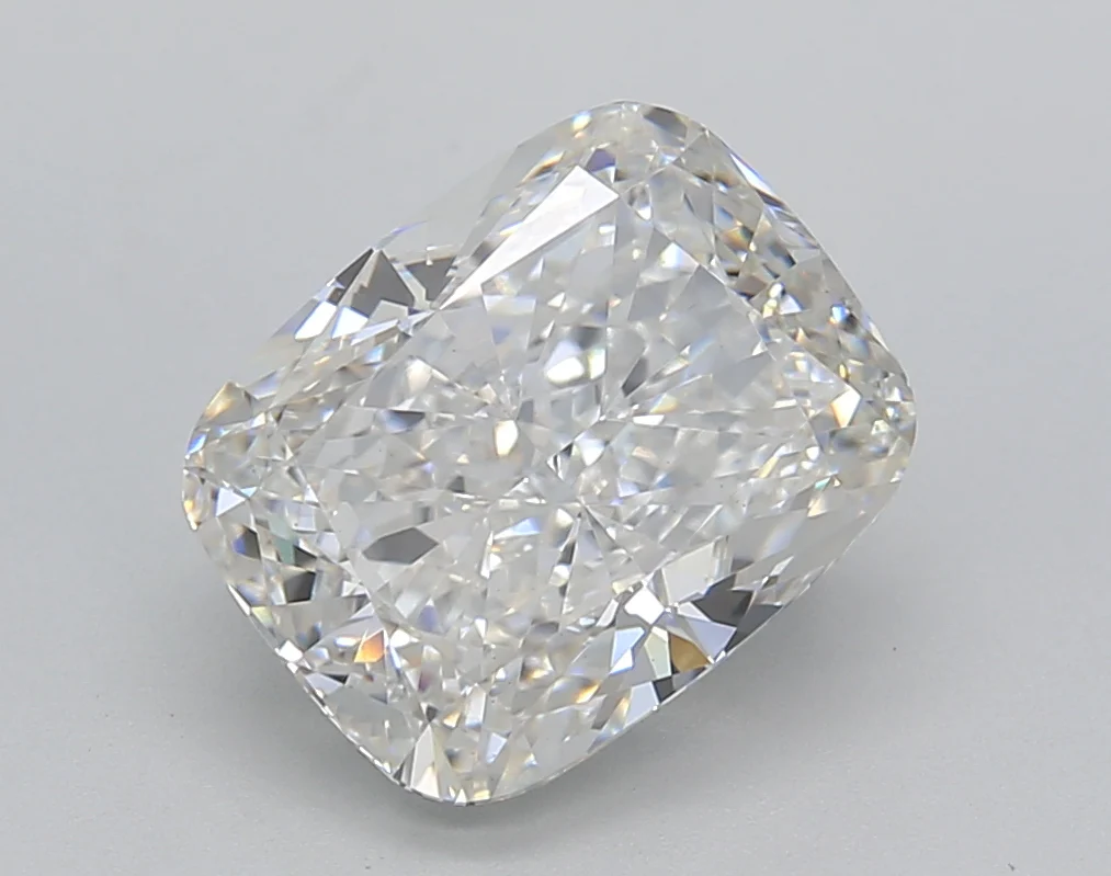 3.19 Carat Long Cushion Lab Grown Diamond, VVS2/G