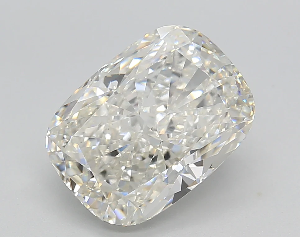 3.23 Carat Long Cushion Lab Grown Diamond, VS2/H