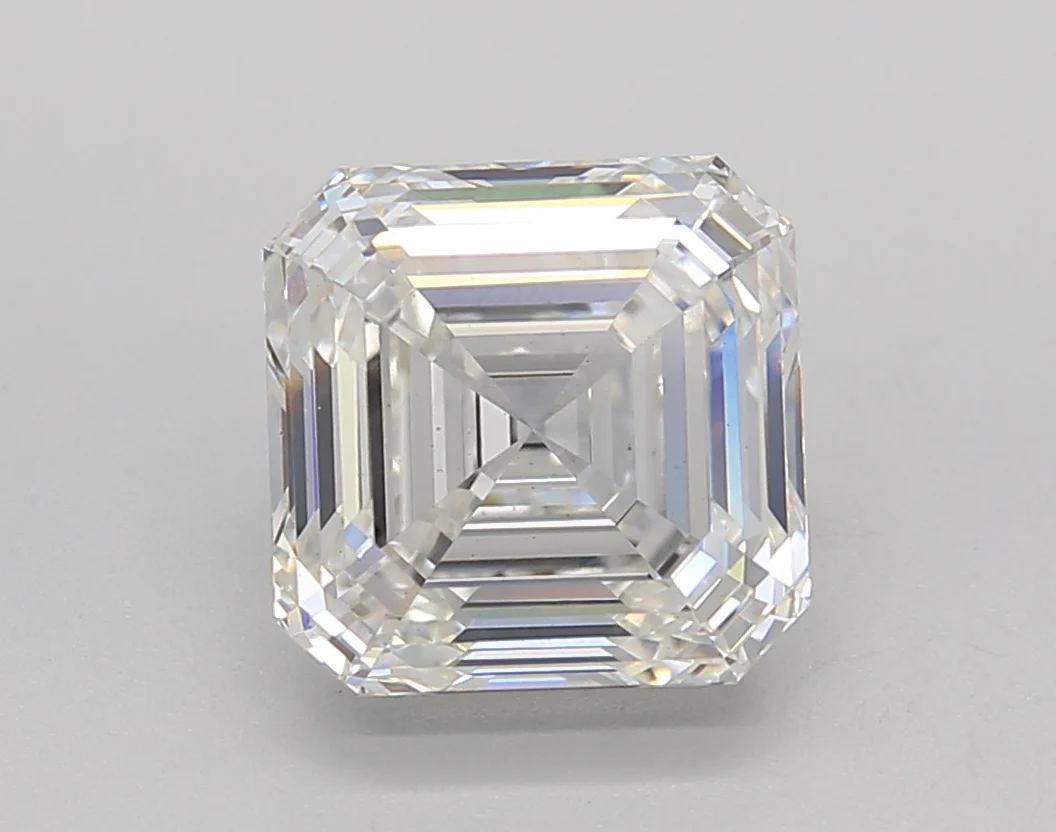 3.33 Carat Square Emerald Lab Grown Diamond, VS1/G