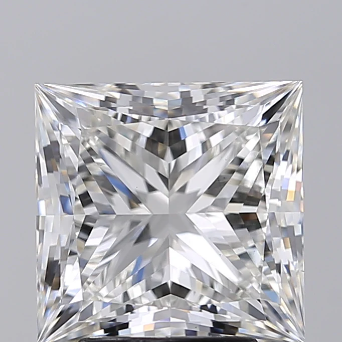 3.66 Carat Princess Lab Grown Diamond, VS1/H