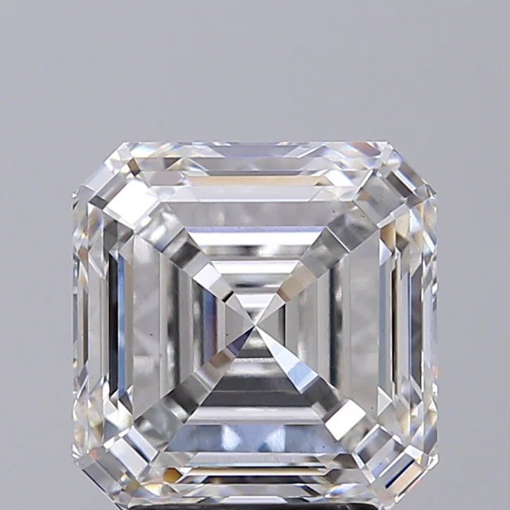 3.8 Carat Square Emerald Lab Grown Diamond, VS1/G