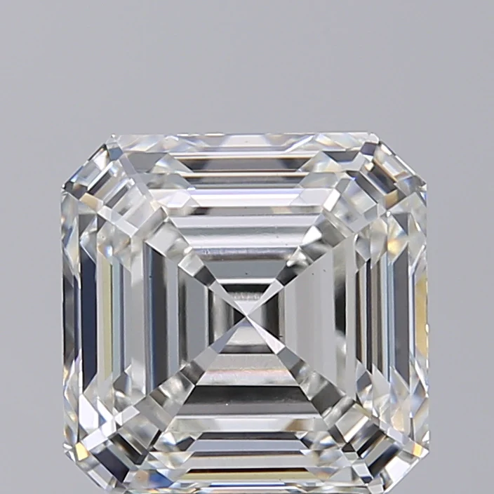 3.83 Carat Square Emerald Lab Grown Diamond, VS1/G