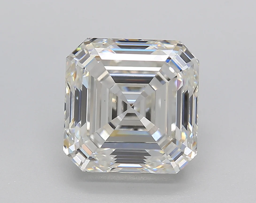 4.06 Carat Square Emerald Lab Grown Diamond, VS1/G