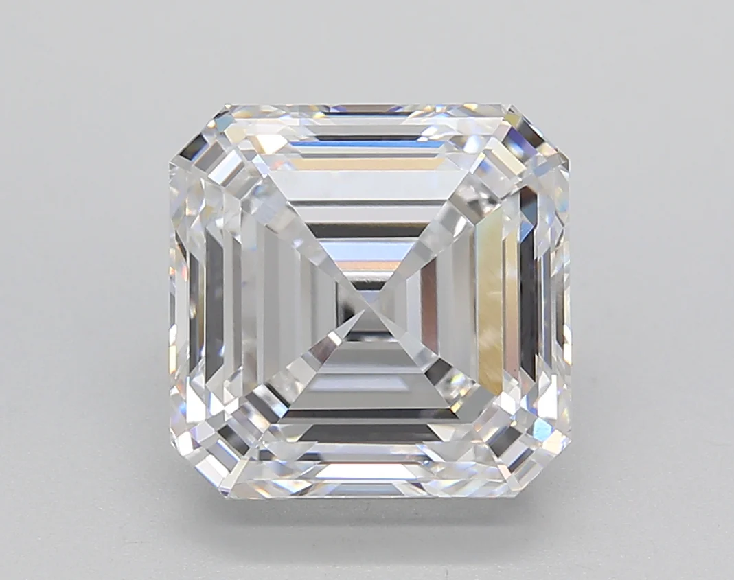 4.19 Carat Square Emerald Lab Grown Diamond, VS1/E